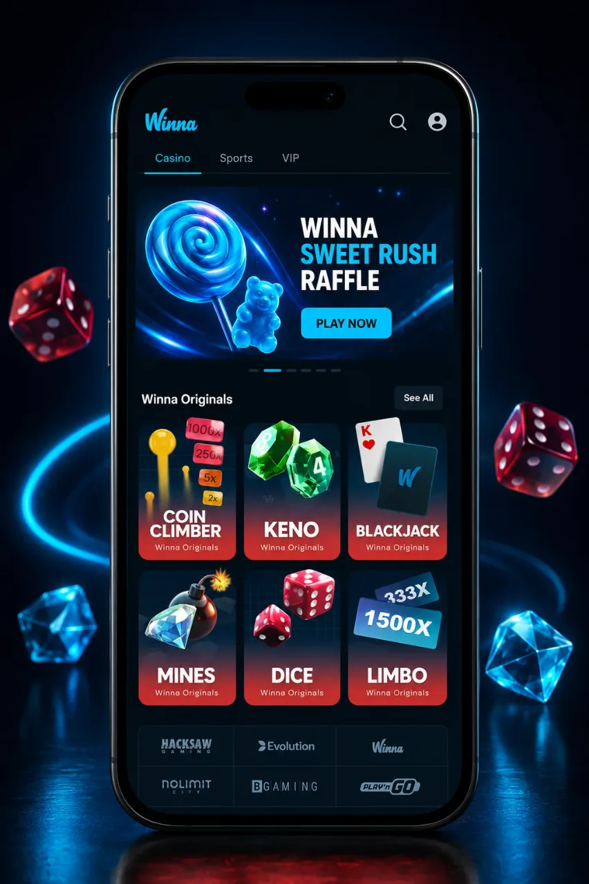 Player browsing casino lobby on smartphone