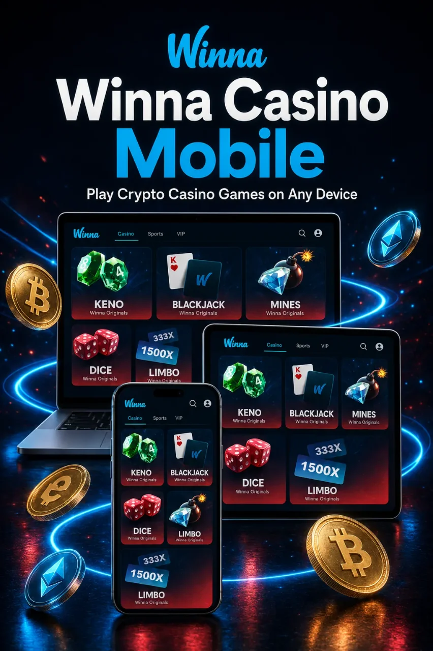 Smartphone showing casino lobby on screen