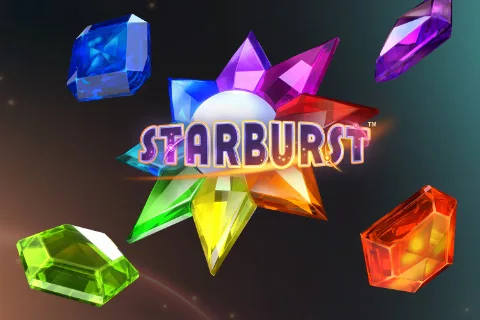 Starburst colourful gem slot